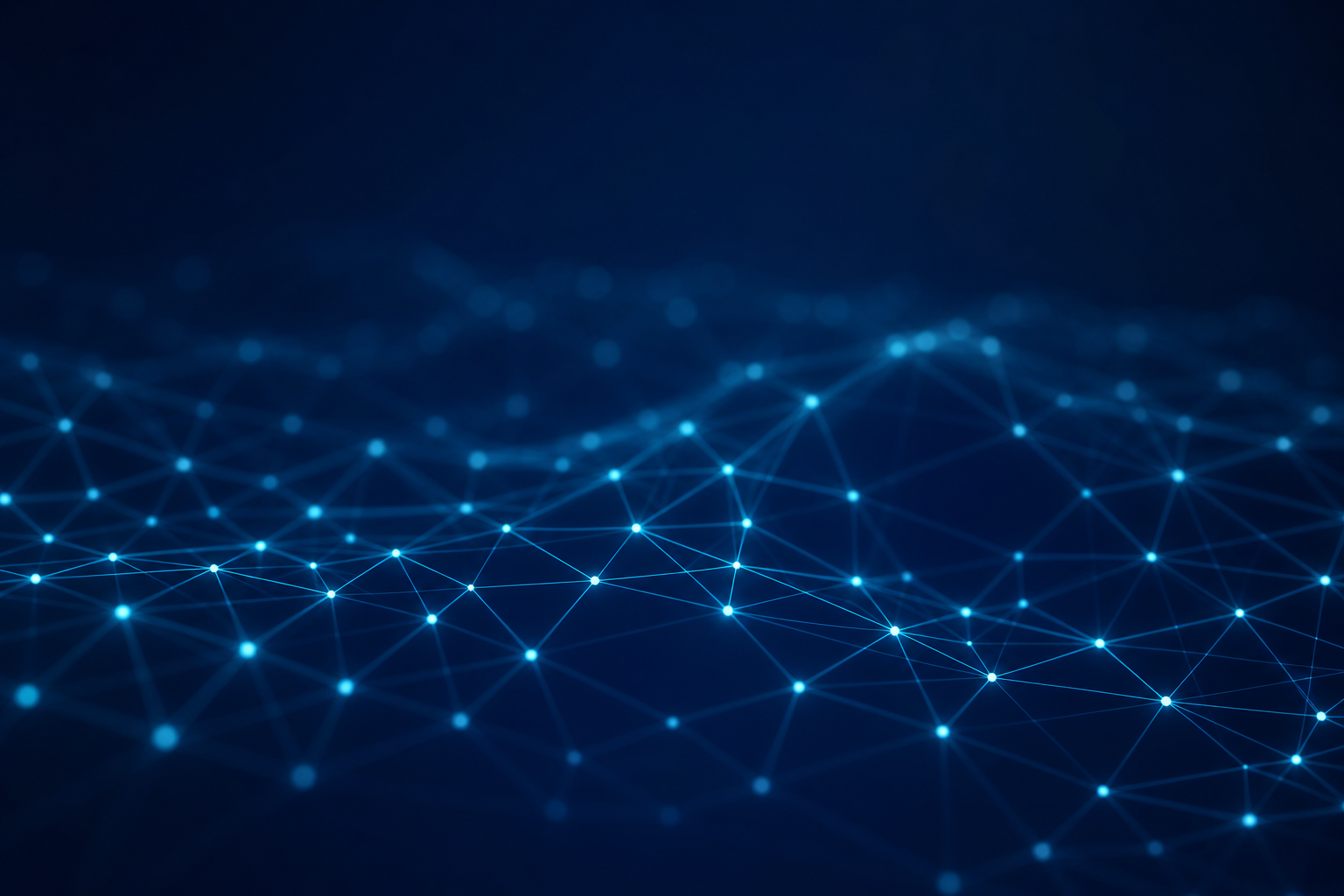 Cyan mesh network representing protocol-layer security